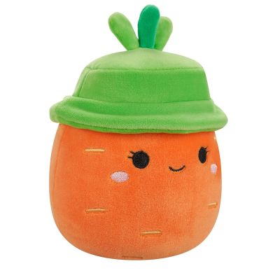 М'яка іграшка Squishmallows - Морквина Кароліна в капелюсі (13 cm)