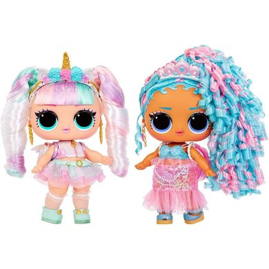 Игровой набор с мегакуклой L.O.L. SURPRISE! серии Big Baby Hair Hair Hair КОРОЛЕВА ВСПЛЕСК 579724