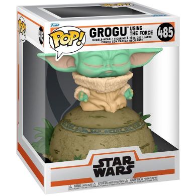Игровая фигурка FUNKO POP! DELUXE серии Мандалорец МАЛЫШ ИСПОЛЬЗУЕТ СИЛУ (свет, звук) 58390