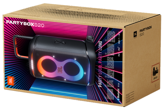 Портативна акустика JBL PartyBox 520 Black (JBLPARTYBOX520EU)