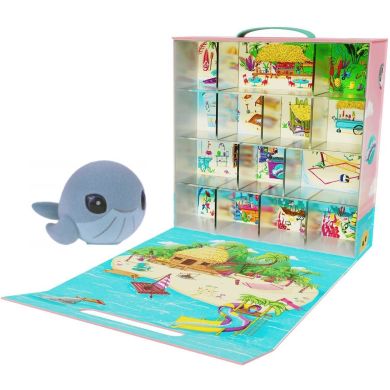 Ігровий колекційний набір FLOCKIES ТРОПІЧНИЙ ОСТРІВ (будиночок, ексклюзивна фігурка) FLO0415