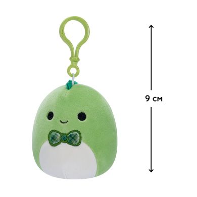 М'яка іграшка на кліпсі Squishmallows &ndash; Діно Денні (9 cm)