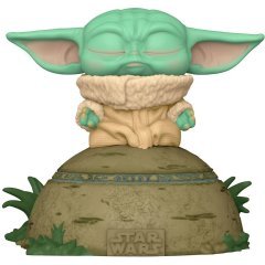 Игровая фигурка FUNKO POP! DELUXE серии Мандалорец МАЛЫШ ИСПОЛЬЗУЕТ СИЛУ (свет, звук) 58390
