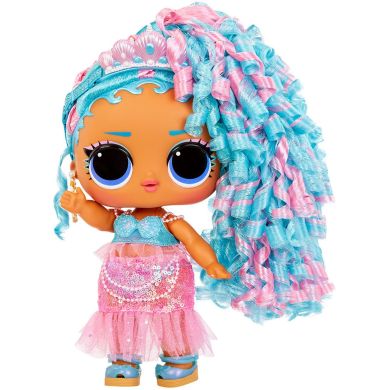 Игровой набор с мегакуклой L.O.L. SURPRISE! серии Big Baby Hair Hair Hair КОРОЛЕВА ВСПЛЕСК 579724