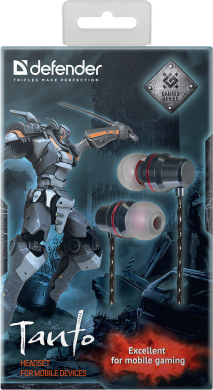 Гарнітура Defender Tanto Black + Gray (64451)