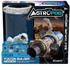 Игровой набор с фигуркой ASTROPOD МИССИЯ «ПОСТРОИ МОДУЛЬНУЮ КОСМИЧЕСКУЮ СТАНЦИЮ» (детали, фигурка) 80336