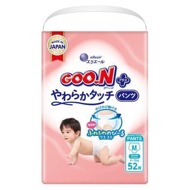 Трусики-підгузки Goo.N Plus для дітей (розмір 3(M), 6-12 кг, 52 шт)