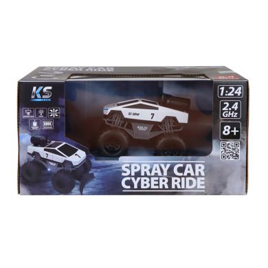 Автомобіль Spray Car на р/к &ndash; Cyber Ride (білий, 1:24, вихлопна пара)