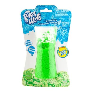 Воздушная пена для детского творчества Foam Alive Яркие цвета Зеленая 5902-1