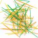 Набор стержней для 3D-ручки 3Doodler Start МИКС (75 шт: оранжевый, желтый, зеленый) 3DS-ECO-MIX2-75