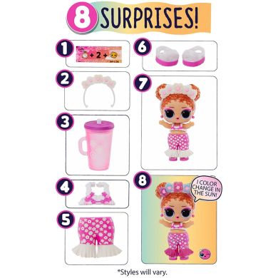 Игровой набор с куклой СОЛНЕЧНОЕ ПРЕОБРАЗОВАНИЕ (в ассорт., в диспл.) L.O.L. Surprise! 589396