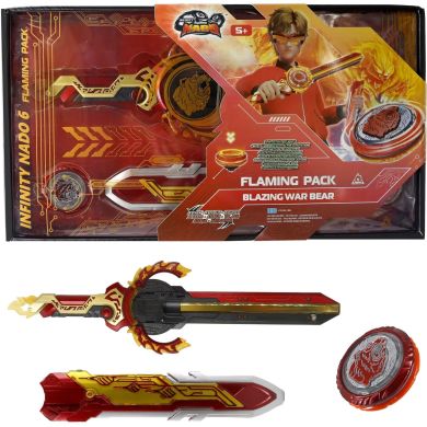 Волчок Infinity Nado VI Flaming Pack Горящий Боевой Медведь (Blazing War Bear) EU654142
