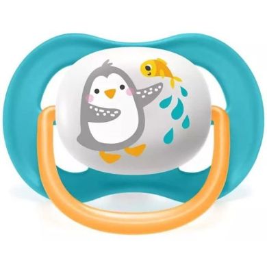 Пустушка ортодонтична Ultra Air Animal для хлопчиків, від 6 до 18 місяців, 2 шт, Avent SCF080/07
