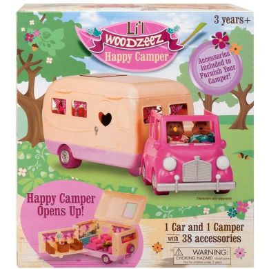 Игровой набор Li'l Woodzeez Весёлый кемпинг розовый 6116Z