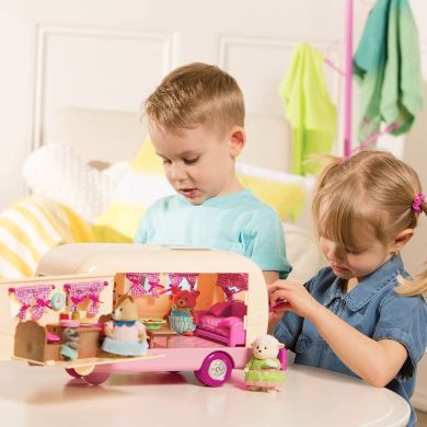 Игровой набор Li'l Woodzeez Весёлый кемпинг розовый 6116Z