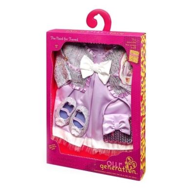 Набор одежды для кукол Our Generation Deluxe Куртка Твид с платьем BD30051Z