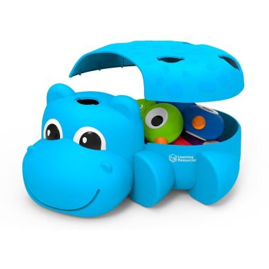 Обучающий игровой набор-сортер Learning Resources — Умный бегемот Гьюи LER9108, Голубой