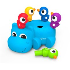Обучающий игровой набор-сортер Learning Resources — Умный бегемот Гьюи LER9108, Голубой