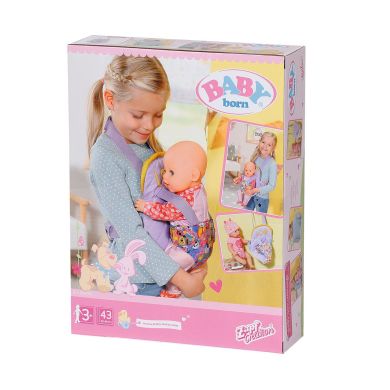 Рюкзак-кенгуру для ляльки Baby Born Комфортна прогулянка з аксесуарами 828038