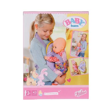 Рюкзак-кенгуру для ляльки Baby Born Комфортна прогулянка з аксесуарами 828038