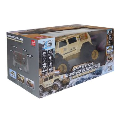 Автомобіль KS Drive на р/к &ndash; Amphibious 4WD (1:14, світло, звук)