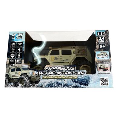 Автомобіль KS Drive на р/к &ndash; Amphibious 4WD (1:14, світло, звук)