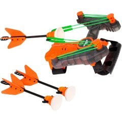 Игрушечный лук на запястье серии Air Storm WRIST BOW (оранжевый, 3 стрелы) Zing AS140O