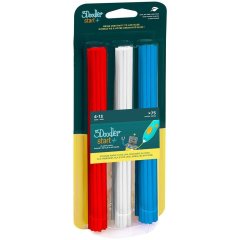 Набор стержней для 3D-ручки 3Doodler Start МИКС (75 шт: красный, белый, синий) 3DS-ECO-MIX1-75