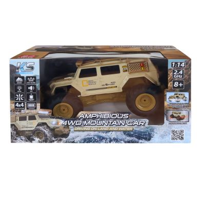Автомобіль KS Drive на р/к &ndash; Amphibious 4WD (1:14, світло, звук)