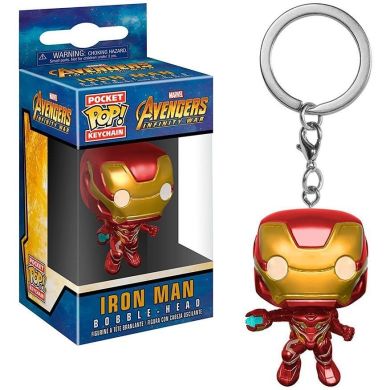 Игровая фигурка на клипсе FUNKO POP! серии Война бесконечности ЖЕЛЕЗНЫЙ ЧЕЛОВЕК Funko 27303