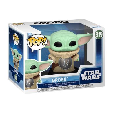 Ігрова фігурка Funko POP! серії Мандалорець - Ґроґу з бронею Брудорога