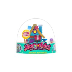 Игровая фигурка Nanables Jazwares Small House Зимняя страна чудес Книжный магазин У камина 8 см NNB0032