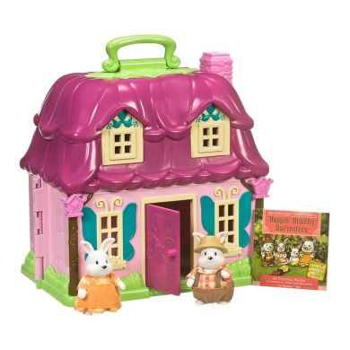 Игровой набор Li'l Woodzeez Цветочный дом и Семья Кроликов 6103M