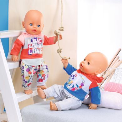 Набір одягу для ляльки Baby Born — Трендовий спортивний костюм Рожевий 826980-1