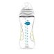 Бутылочка для кормления антиколиковая Nuvita Mimic 330 мл 4м + белая NV6050White, Белый