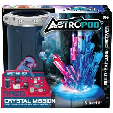 Игровой набор с фигуркой ASTROPOD МИССИЯ «ВЫРОСТИ КРИСТАЛЛ» (смесь для кристаллов, фигурка, аксесс.) 80337