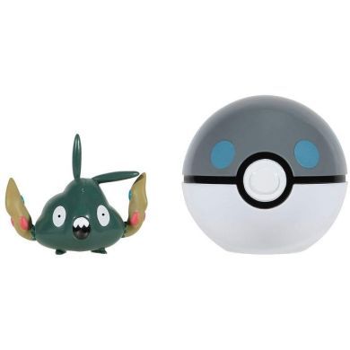 Игровой набор POKEMON W15 ТРАББИШ В ПОКЕБОЛЕ (игровая фигурка, покебол) PKW3140