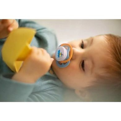 Пустушка ортодонтична Ultra Air I love для хлопчиків, від 0 до 6 місяців, 2 шт, Avent SCF080/01