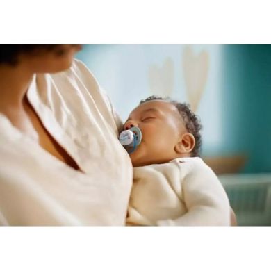 Пустушка ортодонтична Ultra Air I love для хлопчиків, від 0 до 6 місяців, 2 шт, Avent SCF080/01