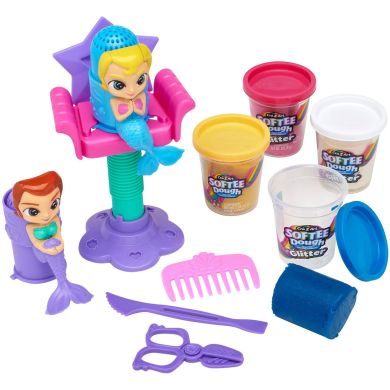 Тісто для ліплення Cra-Z-Art Салон краси Блискуча русалка, набір 12од 66606CRA