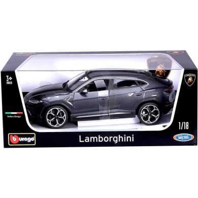 Автомодель Lamborghini Urus (серый металлик, 1:18) Bburago 18-11042G
