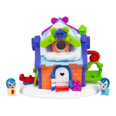 Игровая фигурка Nanables Jazwares Small House Зимняя страна чудес Лыжный домик Тайник 8 см NNB0031