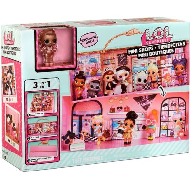 Игровой набор с куклой L.O.L. Surprise! Маленькие магазинчики 3в1 (эксклюзивная кукла в комплекте) 576297