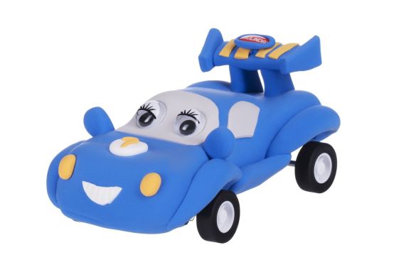 Масса для лепки Paulinda Super Dough Racing time Машинка, синий PL-081161-1