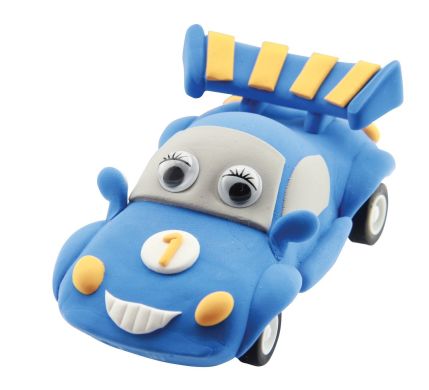 Масса для лепки Paulinda Super Dough Racing time Машинка, синий PL-081161-1