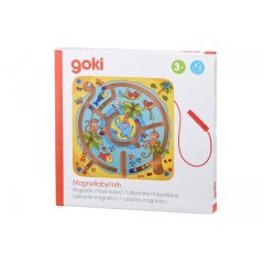 Настольная игра Магнитный лабиринт goki Остров 53818G