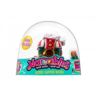 Игровая фигурка Nanables Jazwares Small House Город сладостей Бистро Попкорн 8 см NNB0043