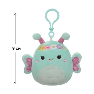 М'яка іграшка на кліпсі Squishmallows - Метелик Рейна (9 cm)