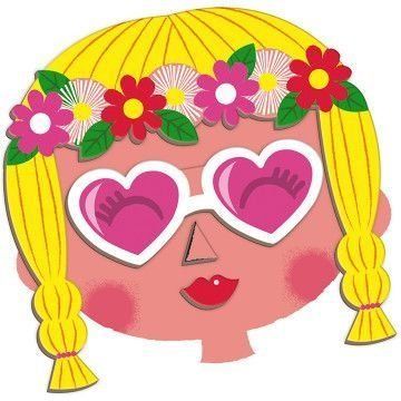 Магнітна книга Janod Смішні обличчя дівчинка J02717