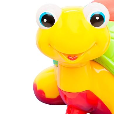 Каталка-сортер Kiddieland Черепаха-знайка російською мовою 049742, Різнокольоровий